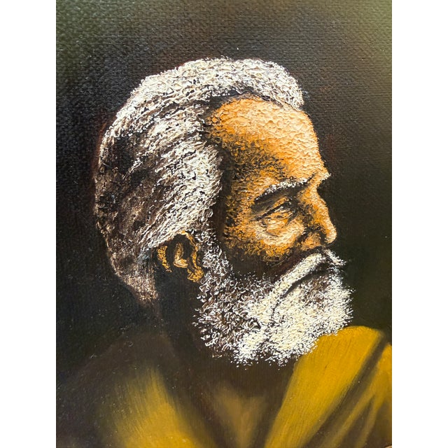 Design Plus Gallery presents an Original Painting of a Distinguished Male in Yellow Coat by Richard Swanson. This item is...