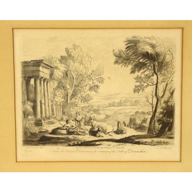 A historic set of two original Mezzotints, after the "Liber Veritatis" book of drawings by the quintessential French...