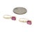 Natural Finely Faceted Quality Rubellite Tourmaline Diamond Earrings 14k Gold 2.05 TCW Certified $1,690 821770 This is a...