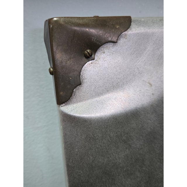 1970's Metal Brutalist Floral Wall Art For Sale - Image 11 of 12