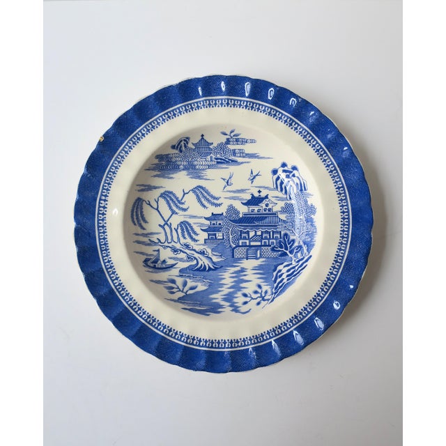 Copeland Copeland Chinoiserie Blue and White Bowls Plates, Late 19th Century - Set of 3 For Sale - Image 4 of 15