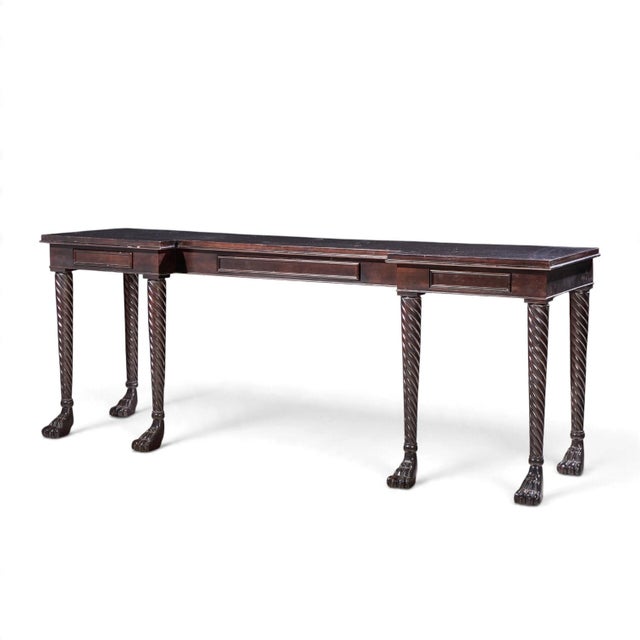 Contemporary Rose Tarlow Mahogany Belfast Console Table For Sale - Image 3 of 8