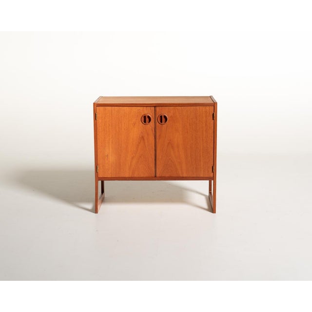 Teak Domino Cabinet by Arne Wahl Iversen, Sweden, 1960s For Sale - Image 11 of 11