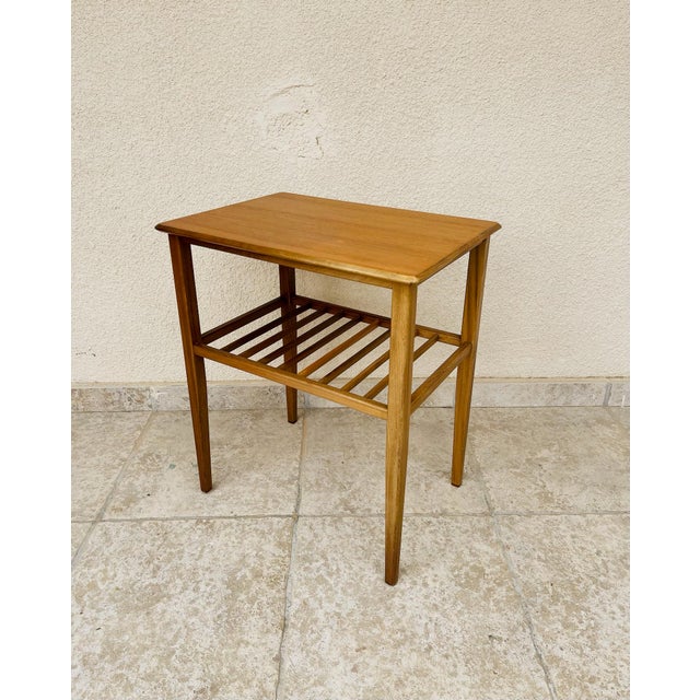 Mid-Century Modern Scandinavian Teak Side Table, 1960s For Sale - Image 3 of 9
