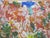 David McCosh Abstract Watercolor Painting on Paper Red Canyon Pacific Nw 1965 For Sale In Portland, OR - Image 6 of 9
