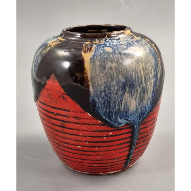 Vintage Japanese Sumida Gawa Jar Vase, 1920s For Sale - Image 3 of 13