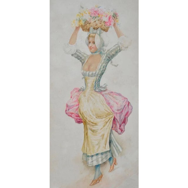 Impressionist Josep Moragas Y Pomar Watercolor Painting For Sale - Image 3 of 7