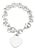 Vintage Tiffany & Co Sterling Silver Cable Link Bracelet With Heart Tag / Charm For Sale