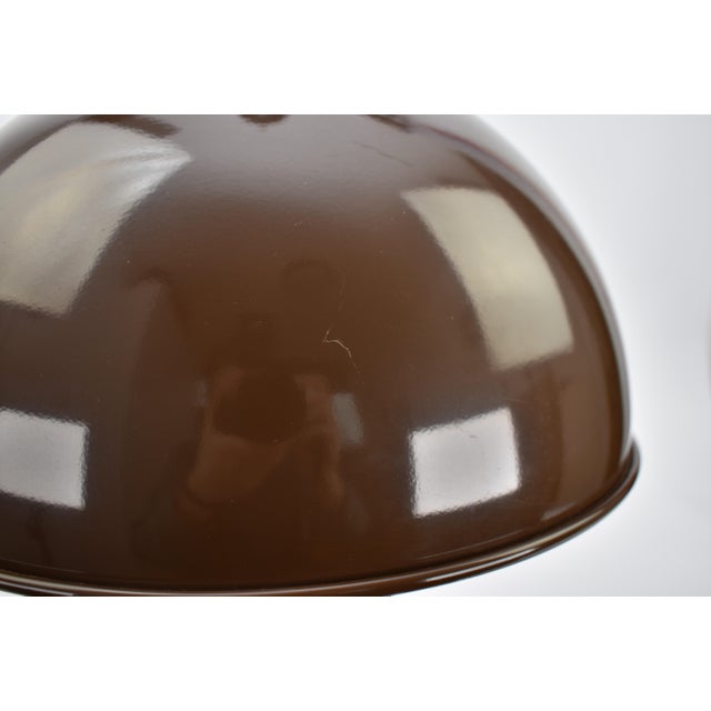 Authentic Midi Bunker pendant light, designed by renowned Danish designer Jo Hammerborg for Fog & Mørup in the 1970s. This...