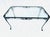 Shabby Chic Vintage Chantilly Rose Wrought Iron Patio Table by Russell Woodard, Attributed For Sale - Image 3 of 6
