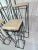 Mid 20th Century Modern Travertine and Metal Pedestals in the Manner of Paul Evans- 5 Pieces For Sale In San Francisco - Image 6 of 10