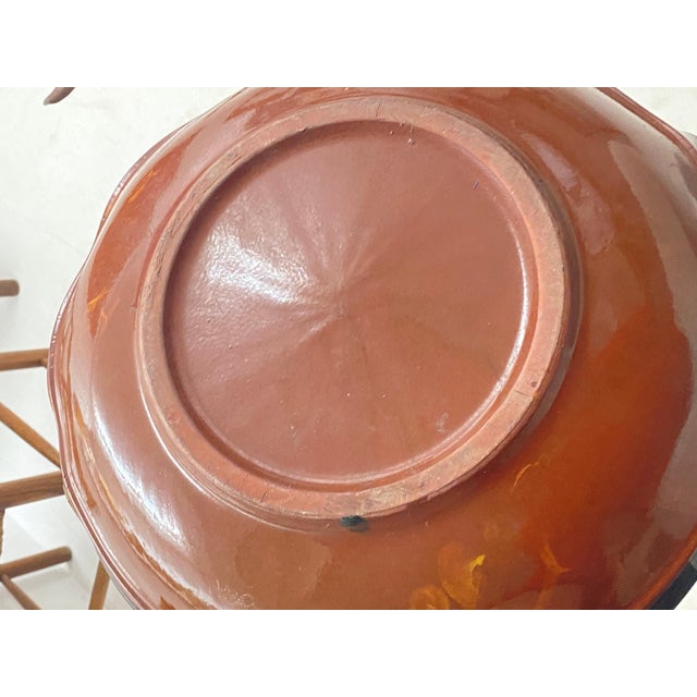 Large Ceramic Vide Poche on Tripod Base in Wood with Sculpted Birds, France, 1960s For Sale - Image 3 of 14