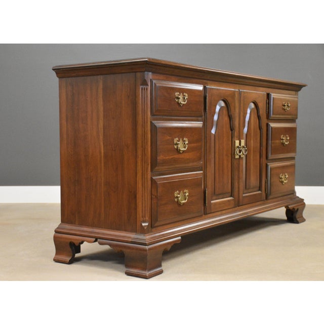 Pennsylvania House 1980s Pennsylvania House Solid Cherry Dresser For Sale - Image 4 of 11
