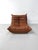 French Togo Lounge Chair in Dark Cognac Leather by Michel Ducaroy for Ligne Roset For Sale - Image 6 of 13