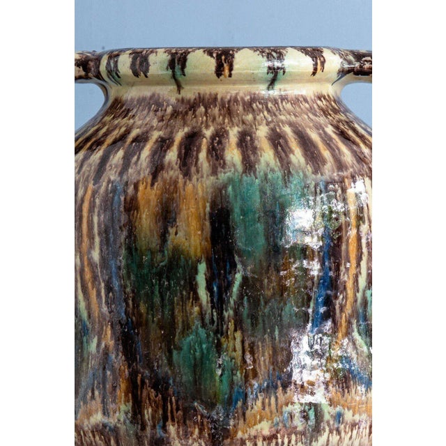 Nabeul Double-Handled Jar from Pierre De Verclos, 1930 For Sale - Image 6 of 10