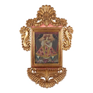 Peruvian School of Cuzco, Virgin of Pomata With the Christ Child, Oil on Canvas, 19th Century For Sale