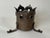 Hand-Hammered Brass Ceiling Light, 1960s For Sale - Image 12 of 18