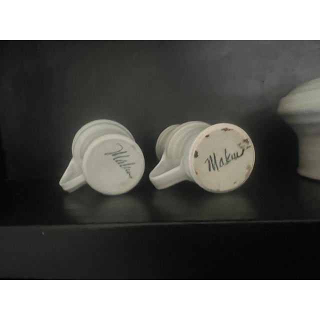 Mid-Century Modern 1970s James (Jim) Makins Studio Art Porcelain Still Life Grouping - 5 Pieces For Sale - Image 3 of 8