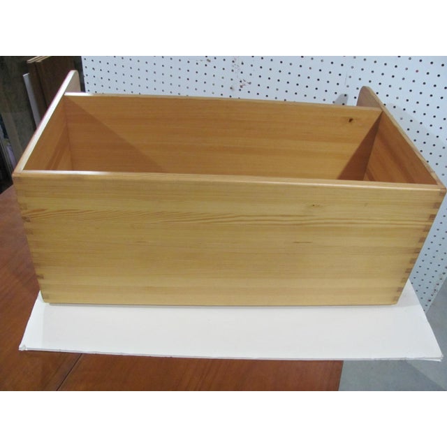 Borge Mogensen Hanging Pine Shelf Two Levels Signed For Sale - Image 10 of 15