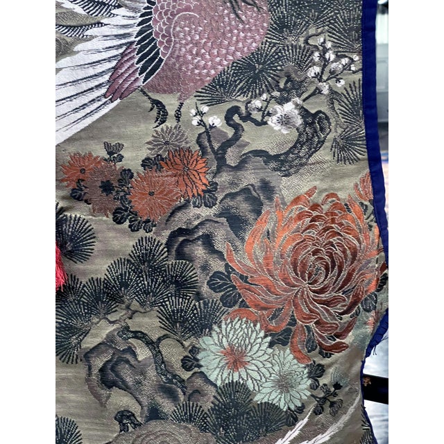 Japanese Ceremonial Brocade Jinbaori Vest Jacket For Sale - Image 10 of 18
