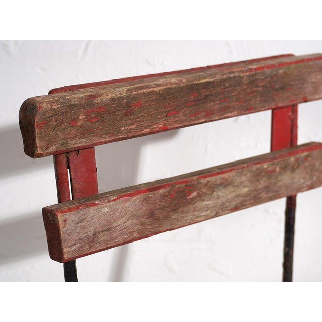 Antique Childrens Garden Chair, 1920s For Sale - Image 6 of 9