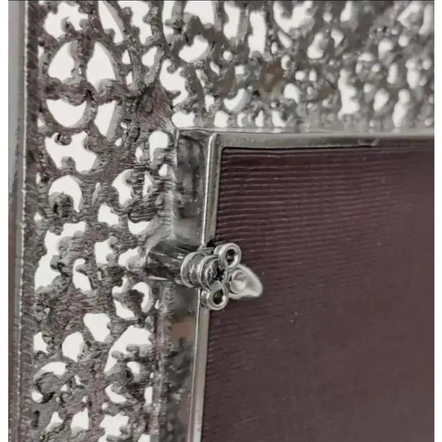 2010s Olivia Riegel Bronze Queen Anne's Lace Large Picture Frame For Sale - Image 5 of 8