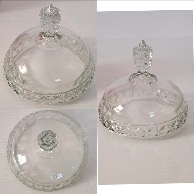 Red Ripley & Co Eapg Mascotte Ruby Stain Jar Dated 1873 Early American Pattern Glass For Sale - Image 8 of 11