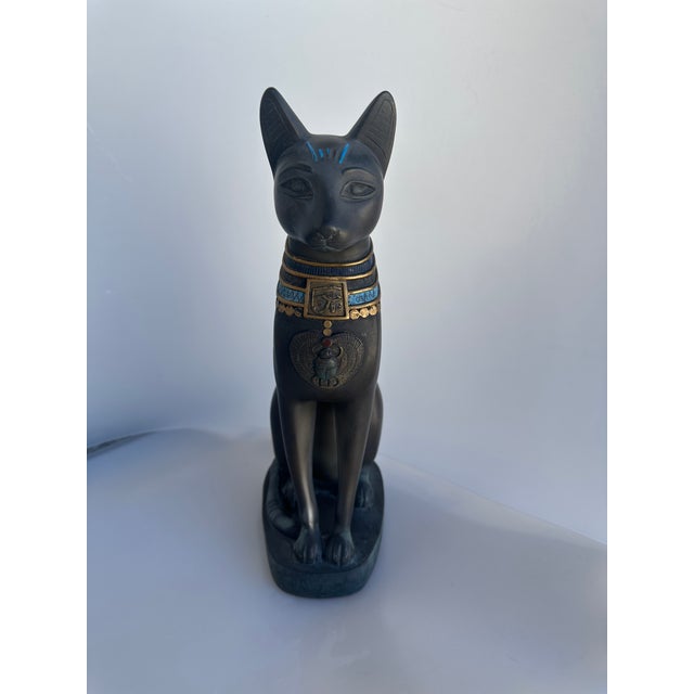 2000 - 2009 Egyptian Bastet Cat Figure For Sale - Image 5 of 10