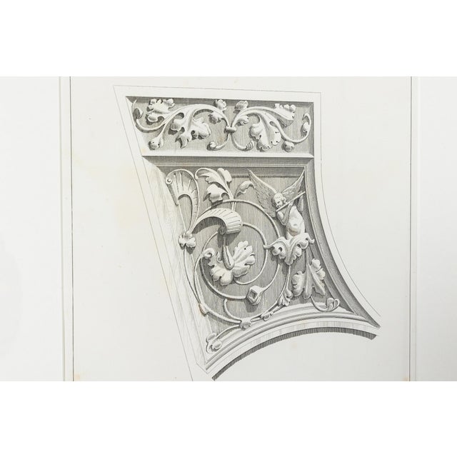 French Artist, Cathedral d'Auch, 1800s, Etchings, Set of 4 For Sale - Image 6 of 10