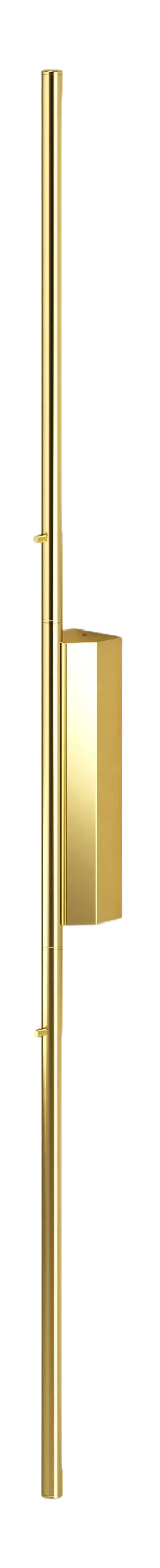 IP Link Double 1300 Polished Brass Wall Light by Emilie Cathelineau