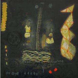 1997 Squeak Carnwath Aquatint Print "Intelligence of a Three Year Old" For Sale