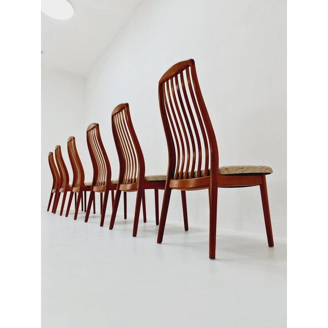 Danish Teak Dining Chairs by Schou Andersen, 1960s, Set of 6 For Sale - Image 3 of 11