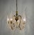 Large Brass and Murano Glass Leaves Chandelier, Italy, 1980s For Sale - Image 6 of 11