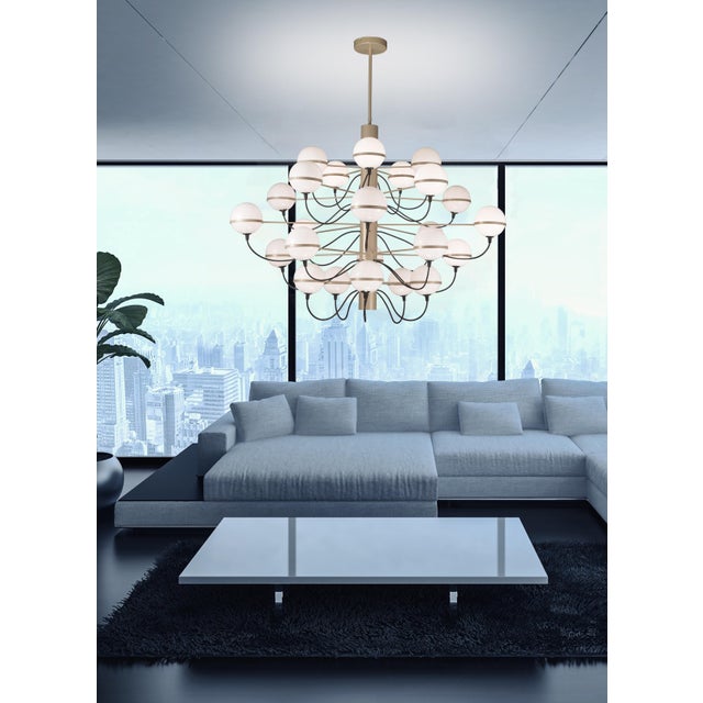 Fabio Ltd 21st Century Globo Chandelier by Fabio LTD For Sale - Image 4 of 5