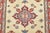 Beige Kazak Runner 2'10'' X 9'9'' Beige Wool Tribal Hand-Knotted Oriental Rug For Sale - Image 8 of 12