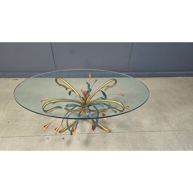 Brown Florentine Coffee Table in the style of Hans Kögl, 1970s For Sale - Image 8 of 10