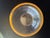 Contemporary 1980s Large Annieglass Roman Antique Serving Bowl – 24k Gold Rim – 13.4” – Early Production For Sale - Image 3 of 4