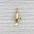 0.20ct Emerald Tribal Bird Pendant 18k Yellow Gold For Sale - Image 4 of 6