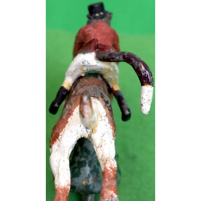 Paint Lejeune Fox Riding Hound Car Mascot For Sale - Image 7 of 7