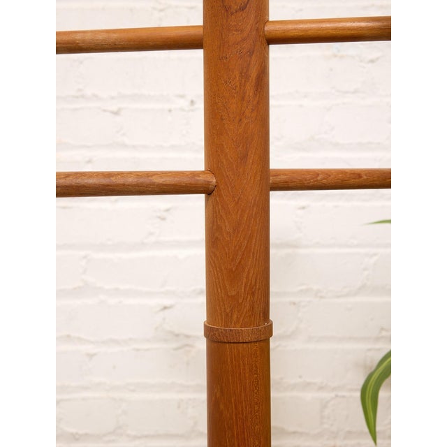 Mid 20th Century Danish Teak Coat Rack For Sale - Image 4 of 8