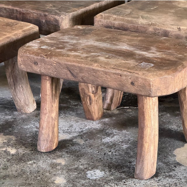 Small Oval Teak Occasional Stool For Sale - Image 17 of 18