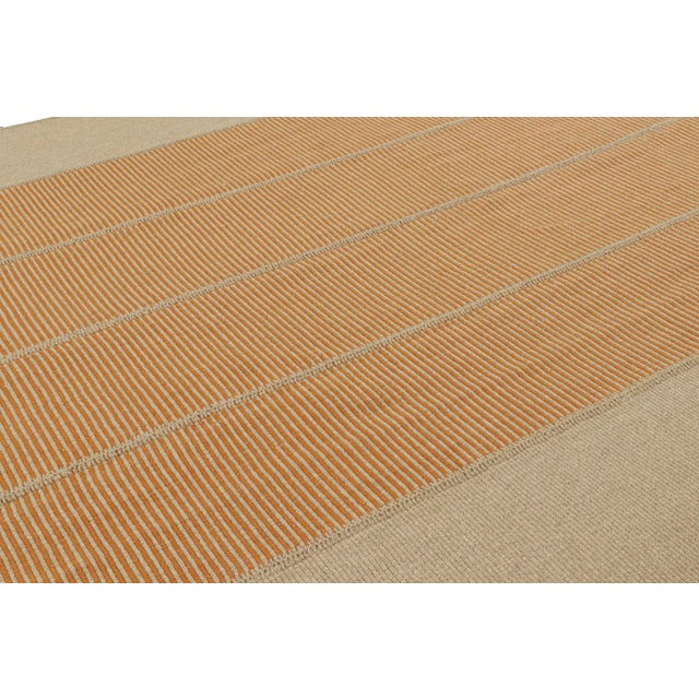 Handwoven in wool, a 10x14 Kilim design from an inventive new contemporary flat weave collection by Rug & Kilim. On the...