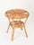Mid-Century Italian Organic Round Coffee Table in Rattan and Wicker, 1960s For Sale - Image 12 of 14