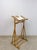 Late 19th Century Vintage Rattan Wicker Easel Podium Art Stand Coastal Boho Hollywood Regency For Sale - Image 5 of 13