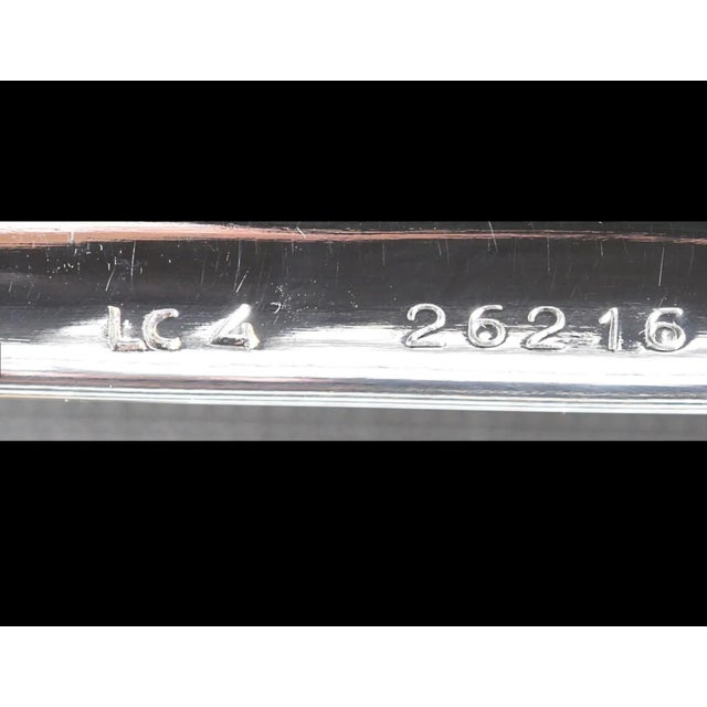 Mid-Century Modern Vintage LC4 Chaise Longue by Le Corbusier and Pierre Jeanneret for Cassina For Sale - Image 3 of 5