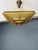 An exceptional French Art Deco pendant light marked by Degué, one of the most celebrated glassmakers of the Art Deco...