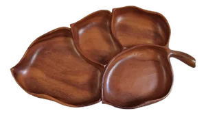 1950s Large Vintage Monkeywood Serving Tray