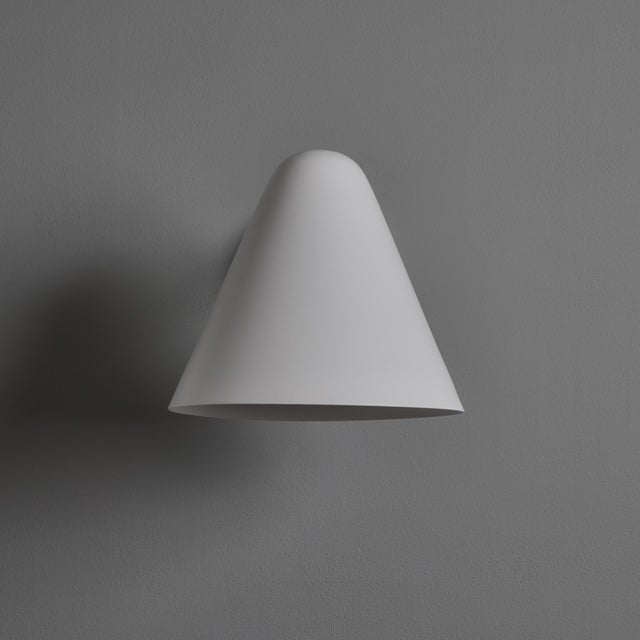 Not Yet Made - Made To Order Mid-Century Modern 'ZuZu' White Painted Brass Wall Sconce in the Style of Jacques Biny For Sale - Image 5 of 18