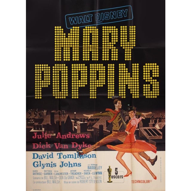 Mary Poppins Re-Release Poster, Italy For Sale - Image 3 of 6