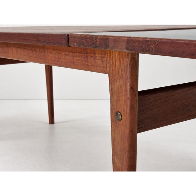 Danish Extendable Coffee Table in Teak by Grete Jalk for Poul Jeppesens Møbelfabrik, 1960s For Sale - Image 10 of 17